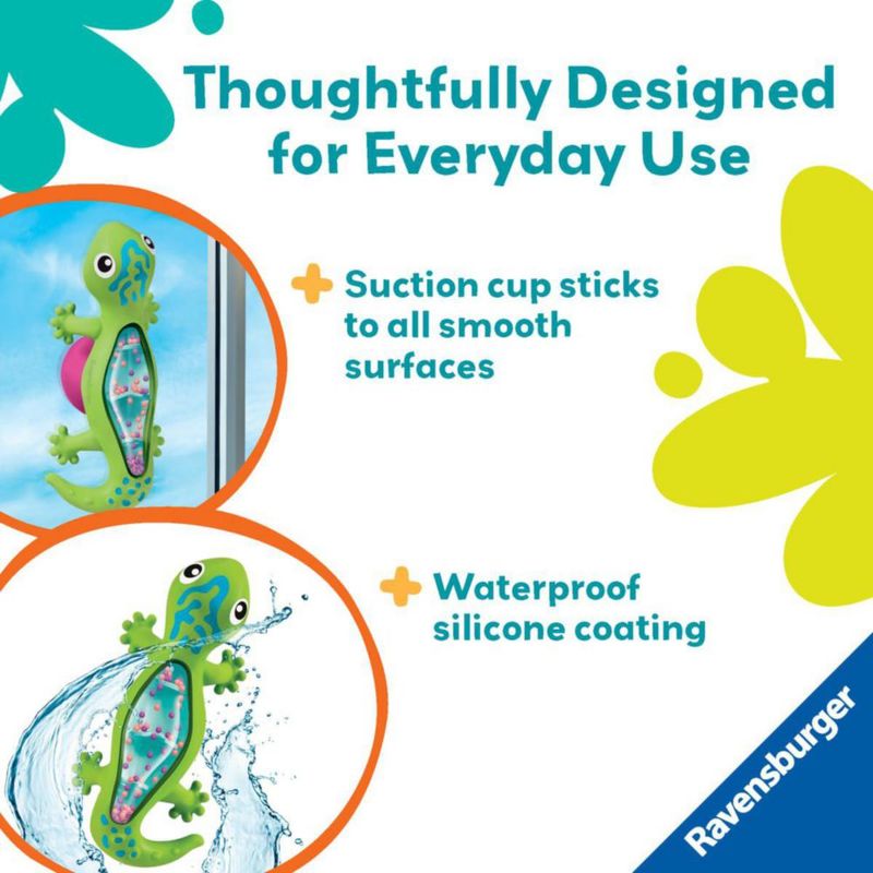 Ravensburger Rainmaker Gecko – Juguete Sensorial Impermeable