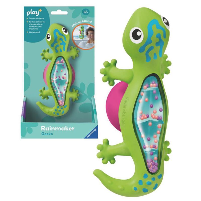 Ravensburger Rainmaker Gecko – Juguete Sensorial Impermeable