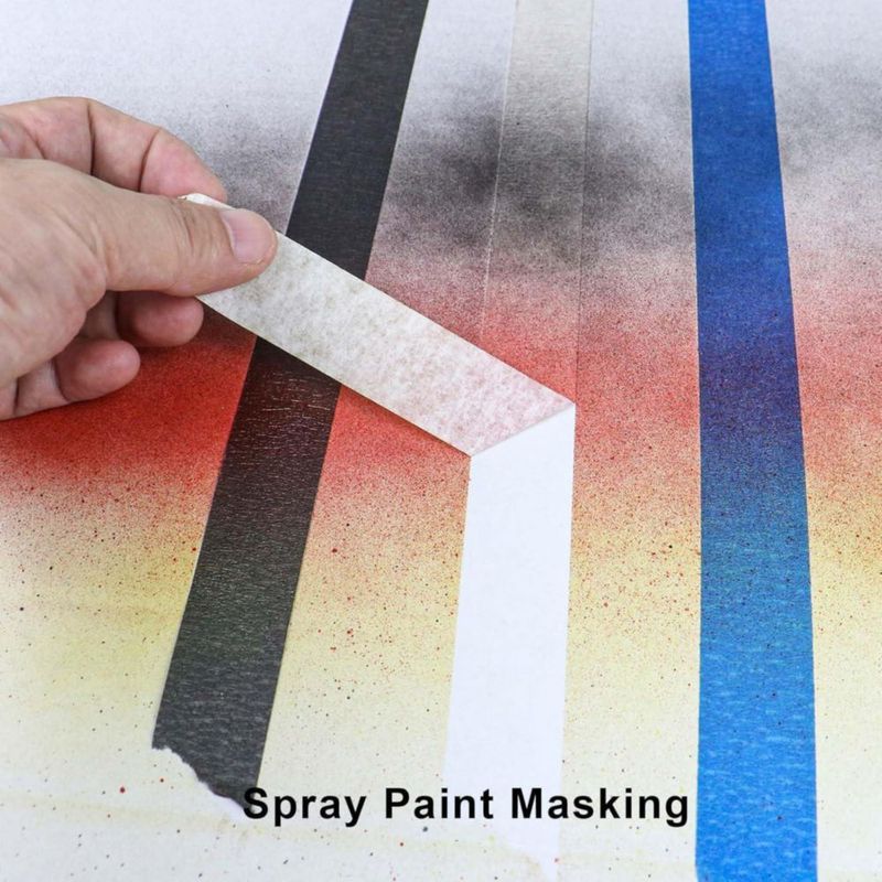 Cinta de Pintor DOAY Paquete de 2 25 cm × 55 m Blanca