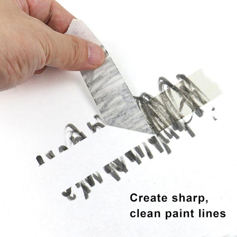Cinta de Pintor DOAY Paquete de 2 25 cm × 55 m Blanca