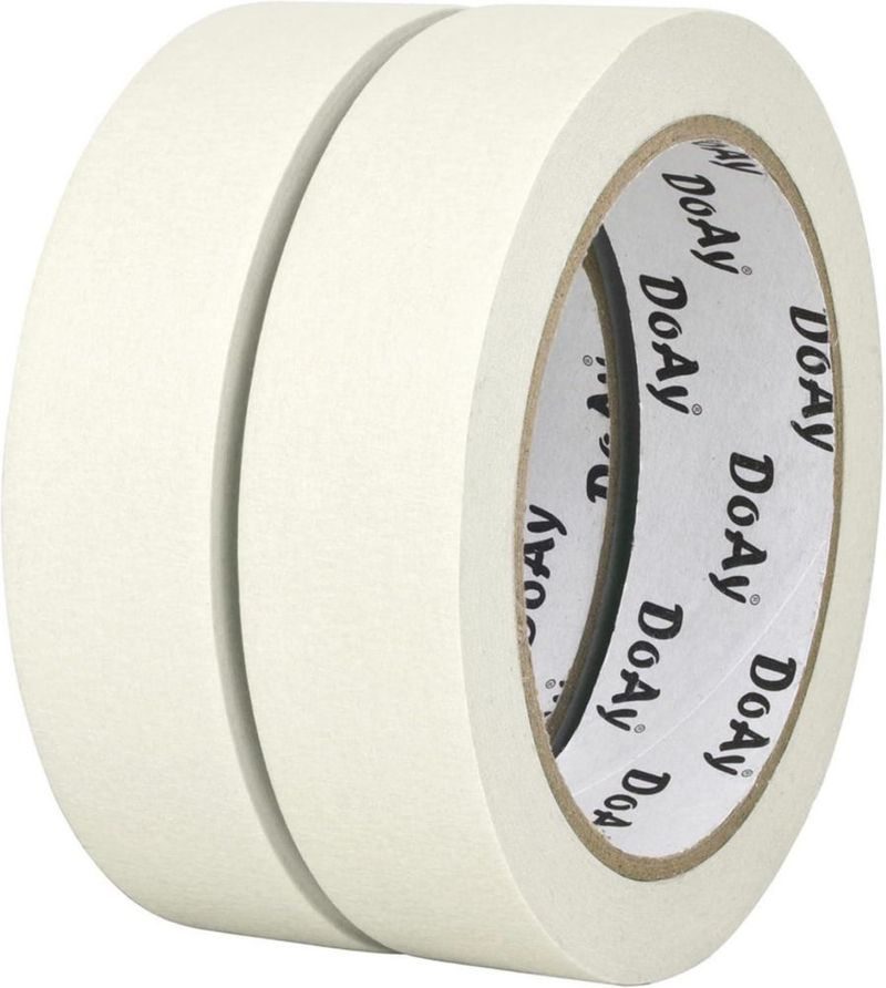 Cinta de Pintor DOAY Paquete de 2 25 cm × 55 m Blanca