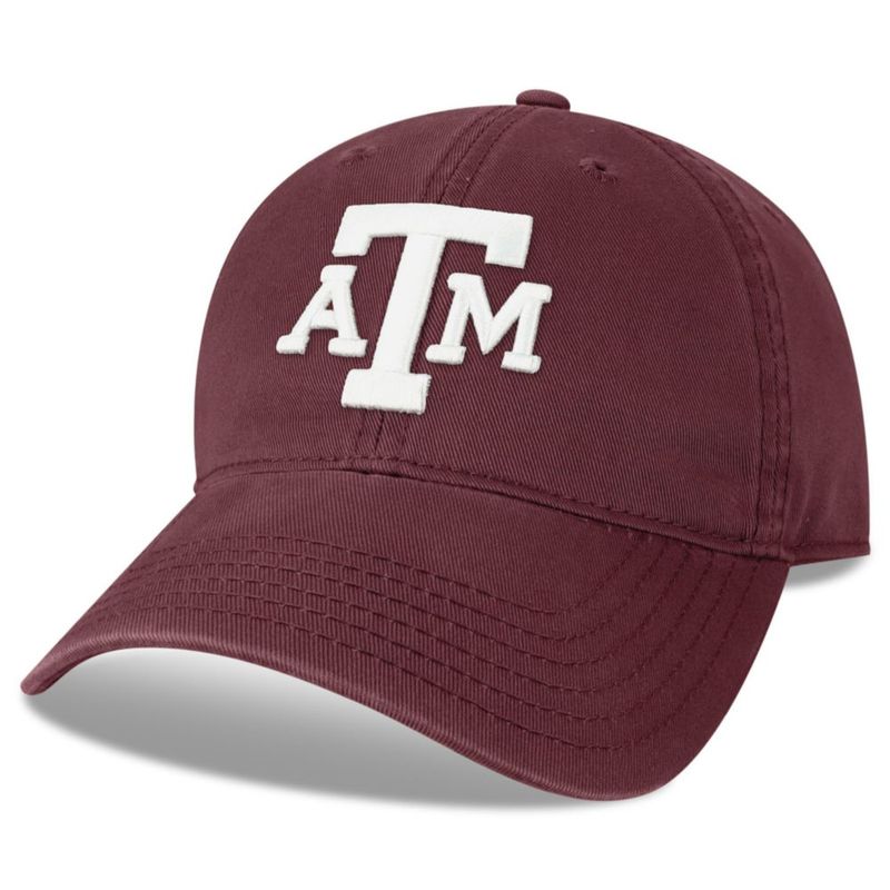 Gorra de béisbol Legacy NCAA con licencia oficial – Colores del equipo Texas A&M