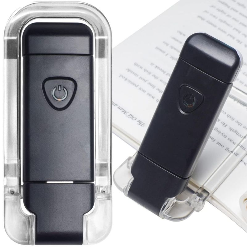 Lámpara de Lectura EGWASER USB Recargable LED 3 Niveles de Brillo