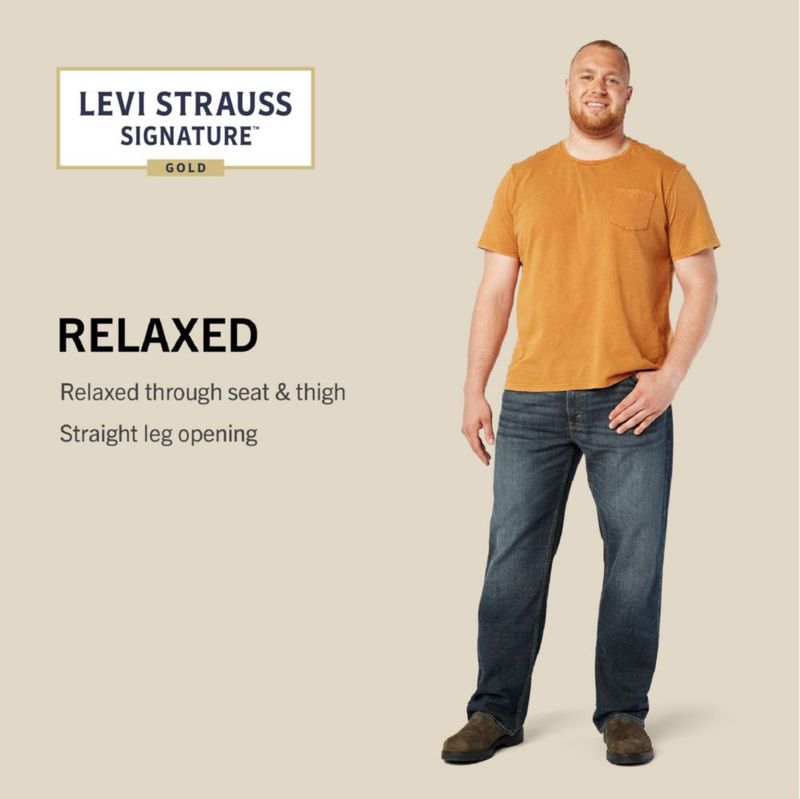 Vaqueros Levi Strauss Signature Gold de Corte Relajado para Hombre
