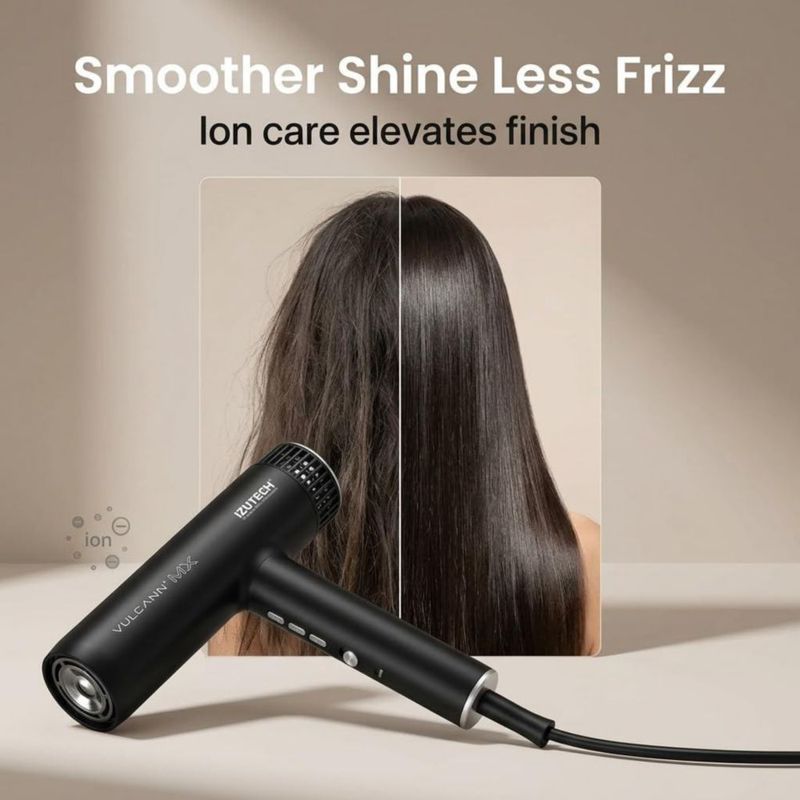 Secador de pelo izutech Vulcann MX 2.0 iónico 1875W negro