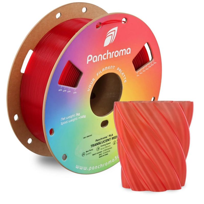Filamento PLA Polymaker Panchroma 1 kg Rojo 175 mm