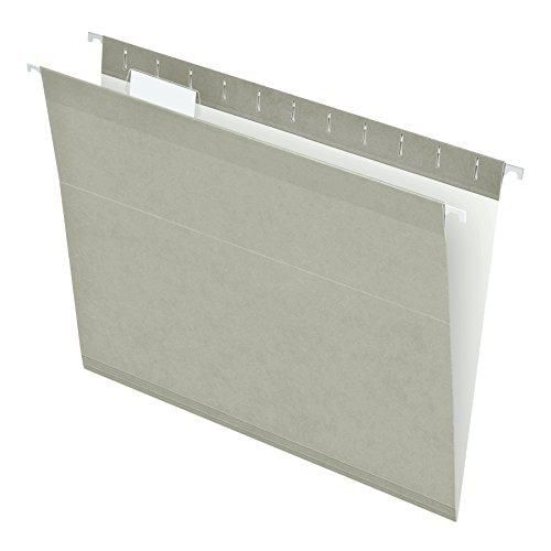 Carpeta colgante Pendaflex tamaño carta gris corte 1/5 25 unidades por caja