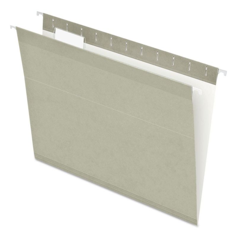Carpeta colgante Pendaflex tamaño carta gris corte 1/5 25 unidades por caja