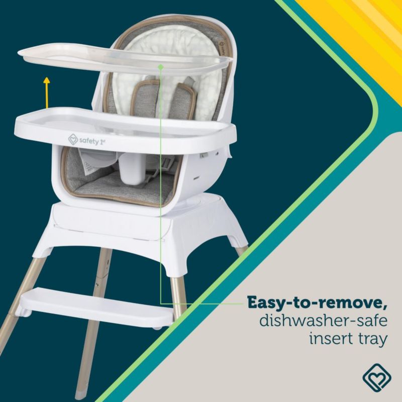 Silla Alta Safety 1st Grow & Go Gris Francés