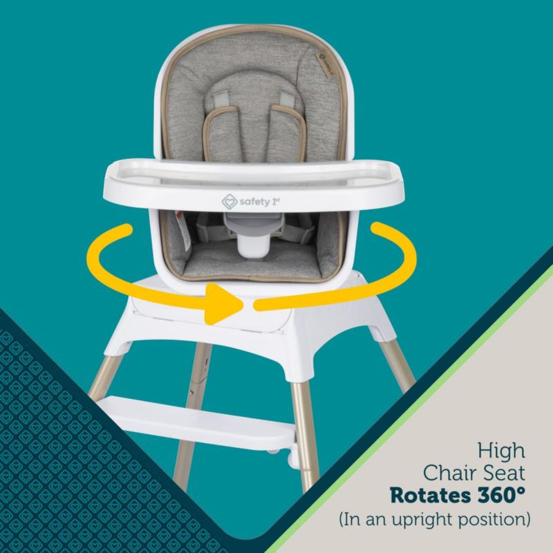 Silla Alta Safety 1st Grow & Go Gris Francés