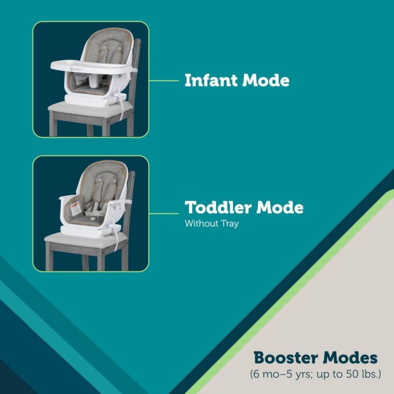 Silla Alta Safety 1st Grow & Go Gris Francés
