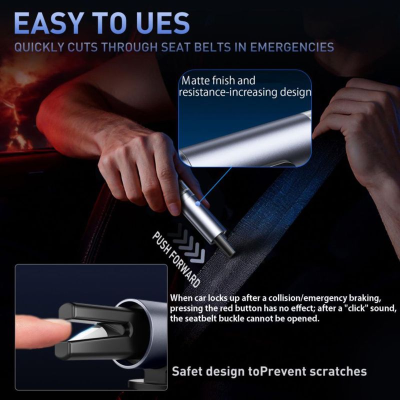 Martillo de Seguridad para Auto SKINNYON 11 cm Pack de 6