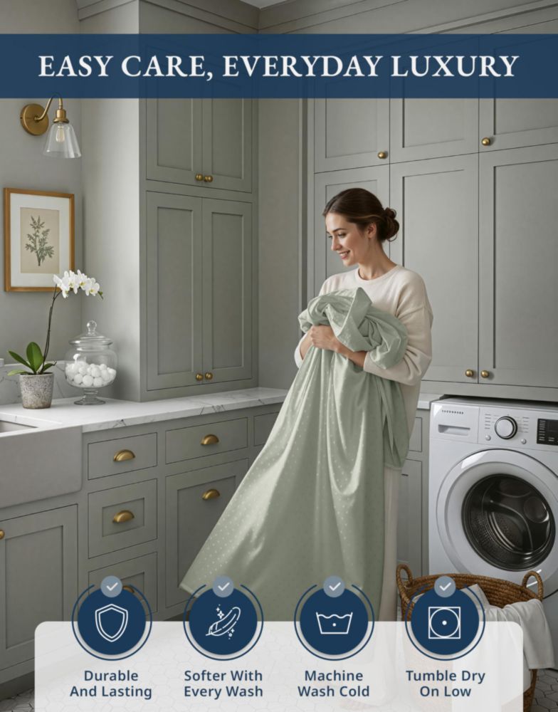 Juego de sábanas LANE LINEN Queen de algodón egipcio