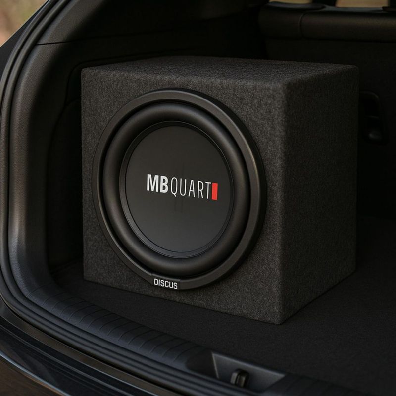 Subwoofer para coche MB Quart 25 cm 400 W 4 Ω DVC de montaje bajo