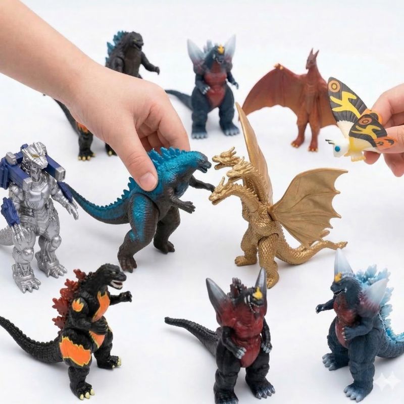 Figuras de acción de monstruos JAYKENIXO - Pack de 10