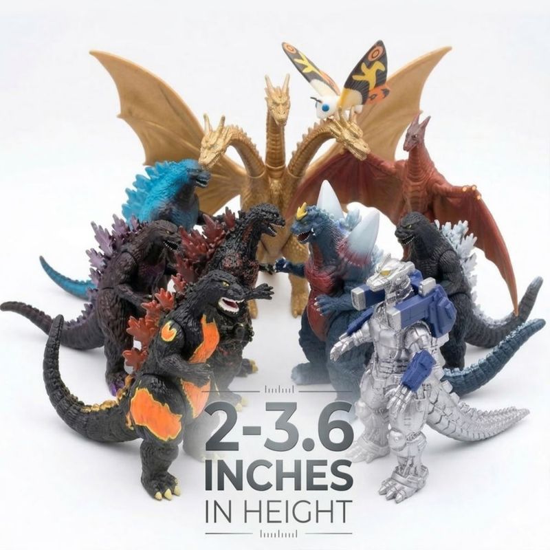 Figuras de acción de monstruos JAYKENIXO - Pack de 10