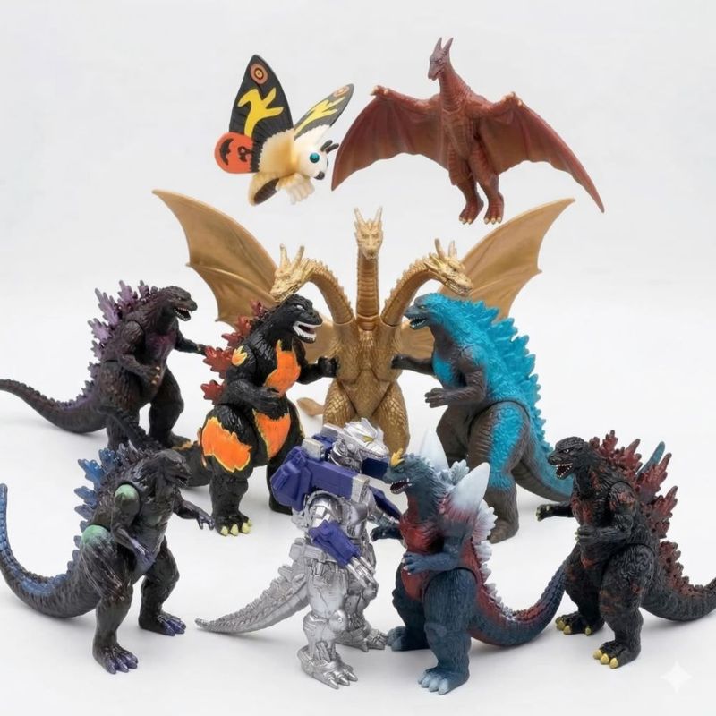 Figuras de acción de monstruos JAYKENIXO - Pack de 10