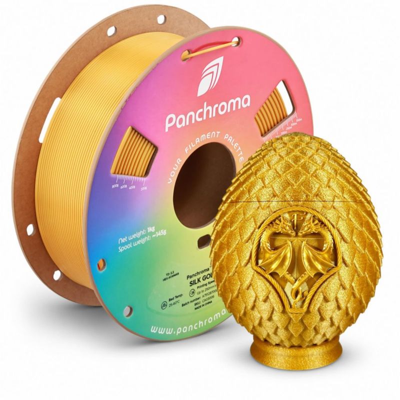 Filamento PLA Polymaker Panchroma Silk 175 mm 1 kg Oro