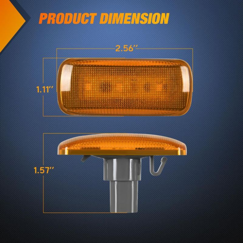 Luces de posición Nilight Dodge Ram 2500/3500 2010‑2018