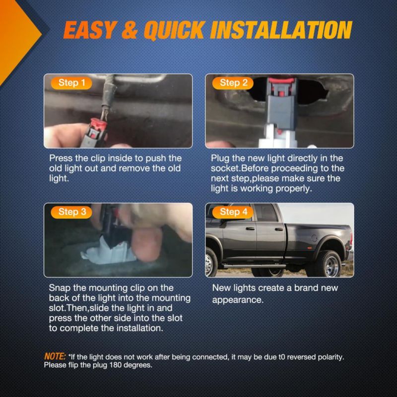Luces de posición Nilight Dodge Ram 2500/3500 2010‑2018