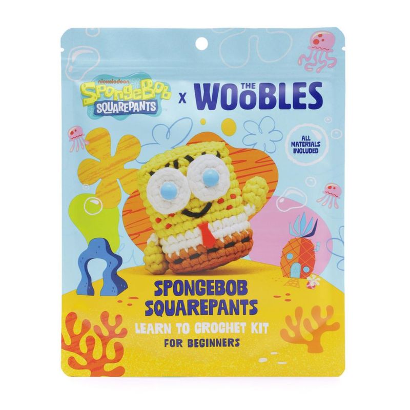 Kit de crochet The Woobles Bob Esponja Principiante 9 cm