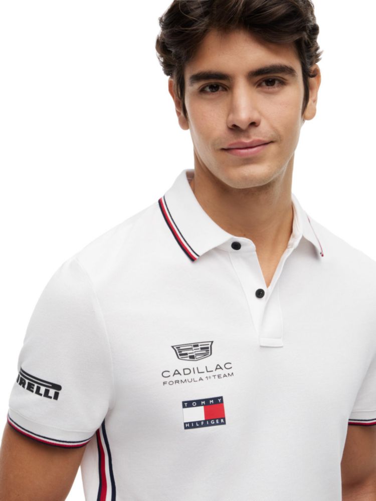 Polo Tommy Hilfiger XS Blanco F1 Driver