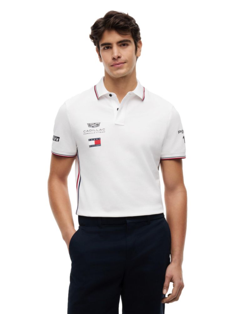 Polo Tommy Hilfiger XS Blanco F1 Driver