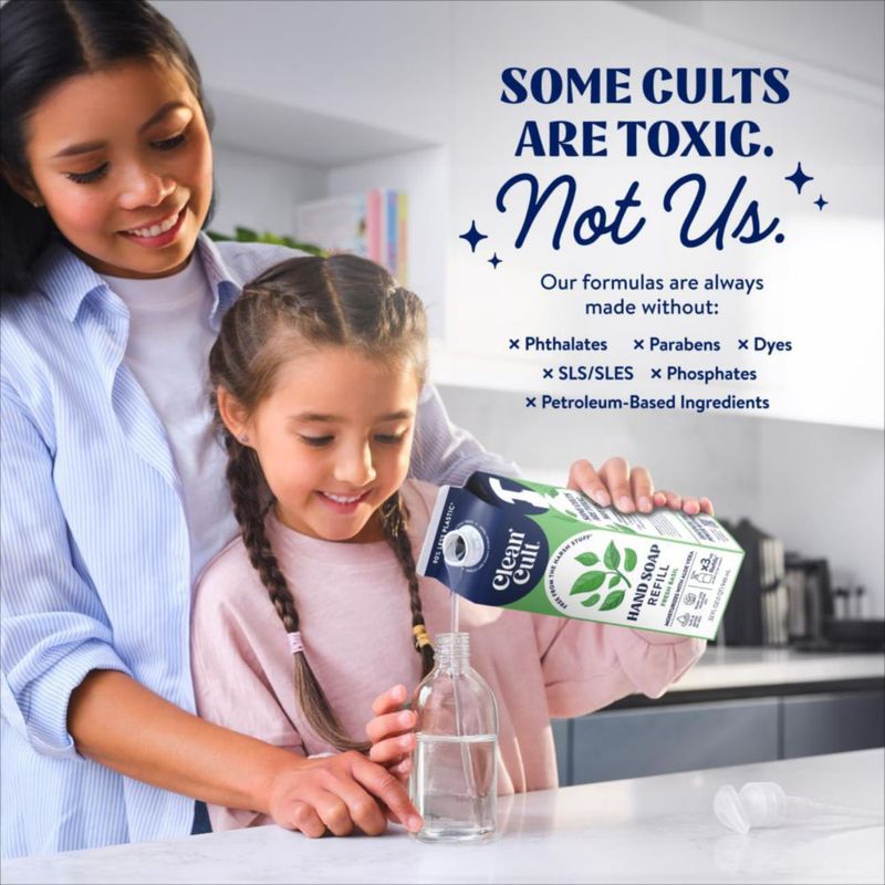 Jabón de manos Cleancult 946 ml Albahaca fresca - Pack de 3