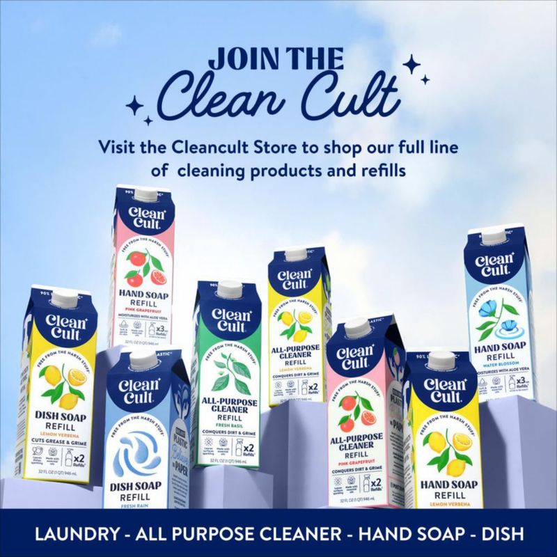 Jabón de manos Cleancult 946 ml Albahaca fresca - Pack de 3