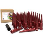 Tuercas de Rueda - Accesorios para Ruedas M14x1.50 11 cm Rojo (32 uds)