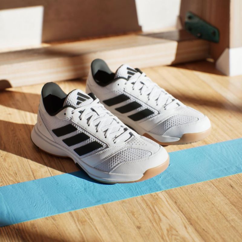 Zapatillas de voleibol adidas Ligra 8 Blancas/Negras