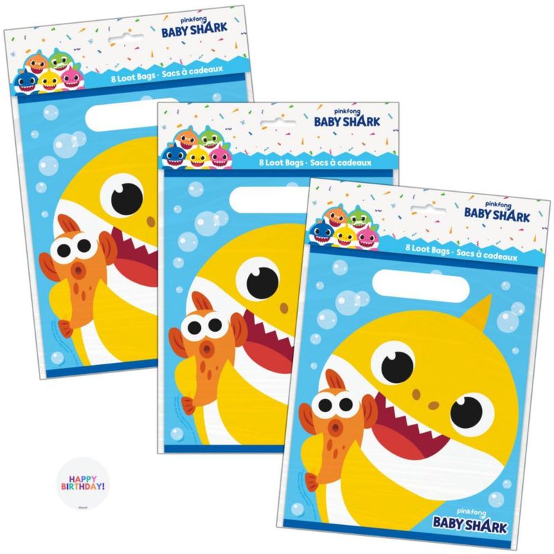 Bolsas de regalo Baby Shark – Pack de 24