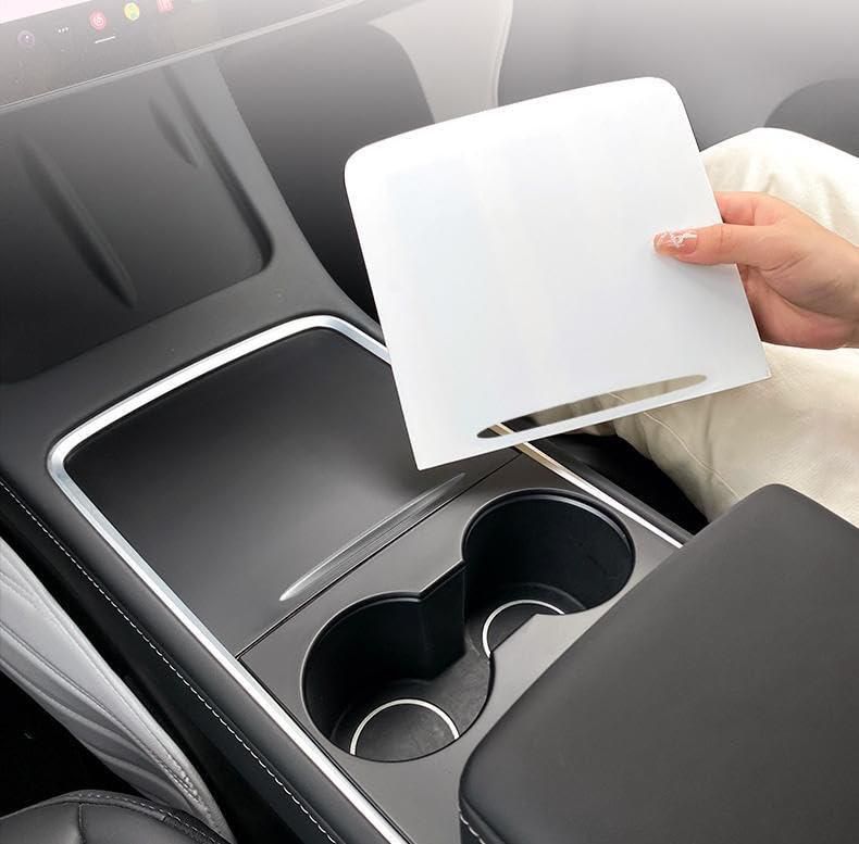 Cubierta de consola frani 5 piezas para Model 3 (2017‑2023) / Y (2020‑2024) blanco