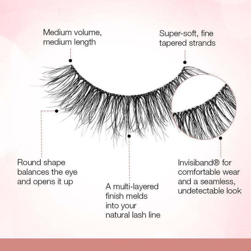 Strip Lashes Ardell Naked Lashes 431 con Invisiband