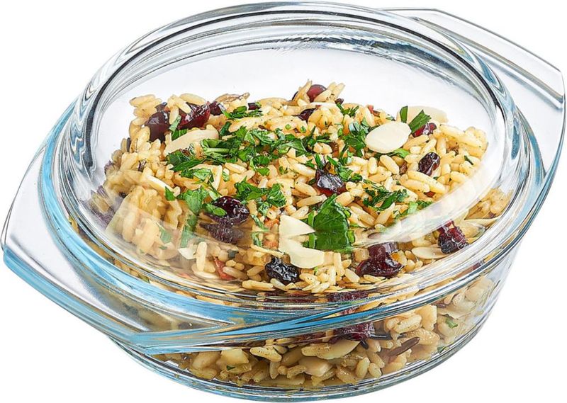 Cazuela de vidrio SIMAX de 1 L con tapa y asas