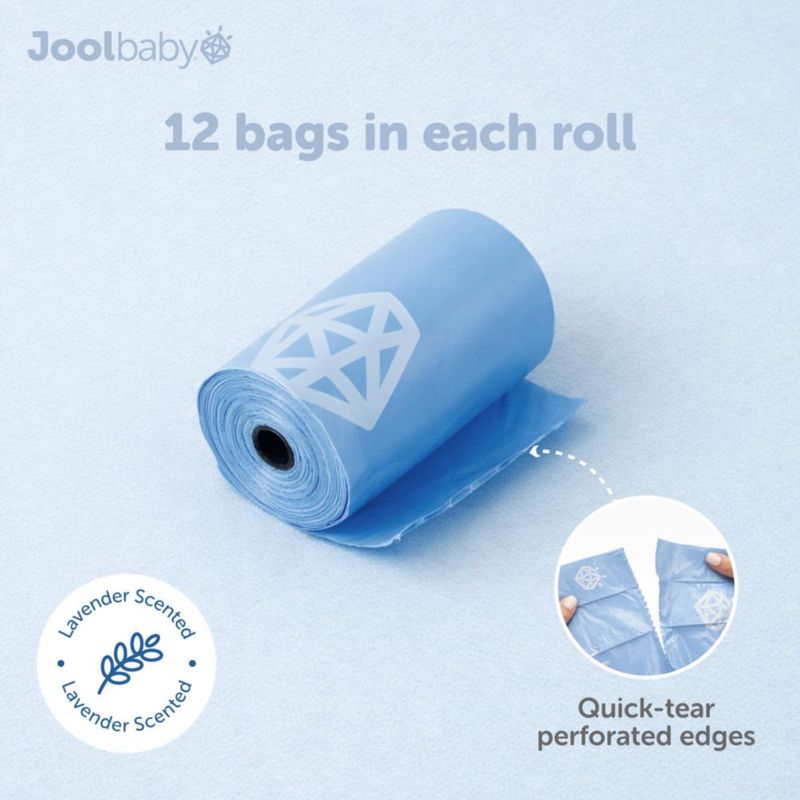 Bolsas de Desecho Jool Baby 60 unidades con aroma a lavanda
