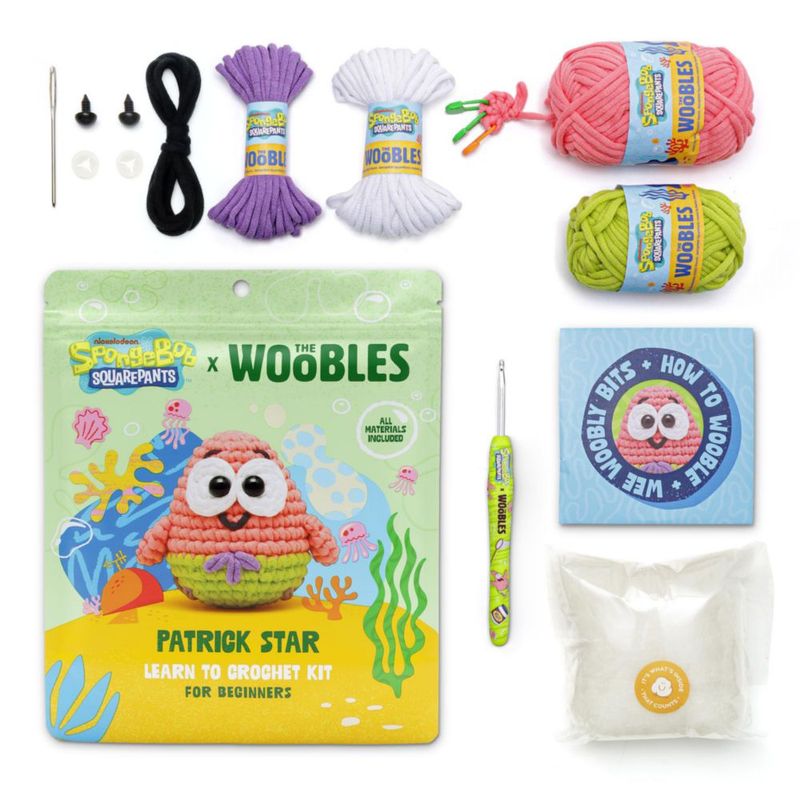 Kit de crochet The Woobles – Bob Esponja: Patricio Estrella