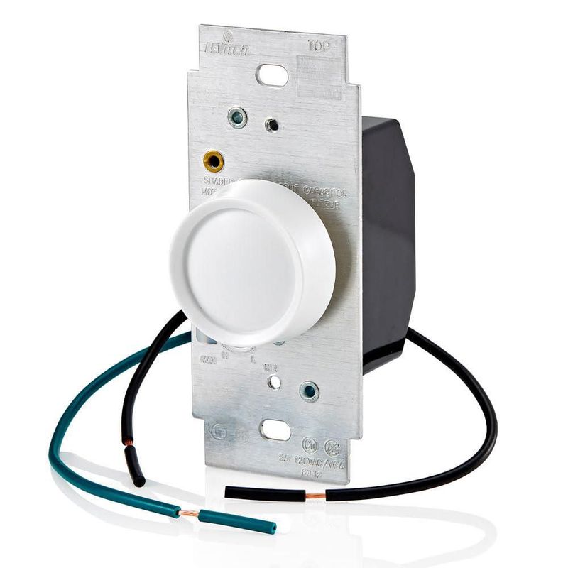 Control de velocidad de ventilador Leviton 5A variable blanco 6616-W