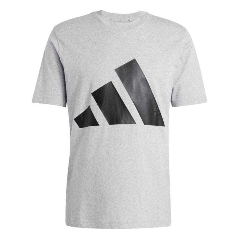 Camiseta adidas Essentials talla XL gris jaspeado/negro