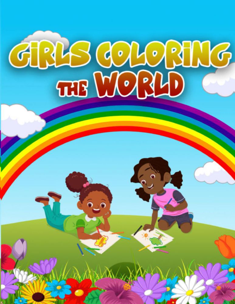 Libro para colorear Majosta: Niñas coloreando el mundo