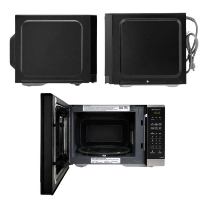Set Microondas Panasonic NN-SB43QSRPH 0.9p3 + 3 Tuppers Vidrio Borosilicato