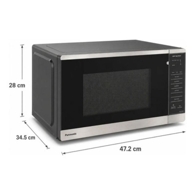 Set Microondas Panasonic NN-SB43QSRPH 0.9p3 + 3 Tuppers Vidrio Borosilicato