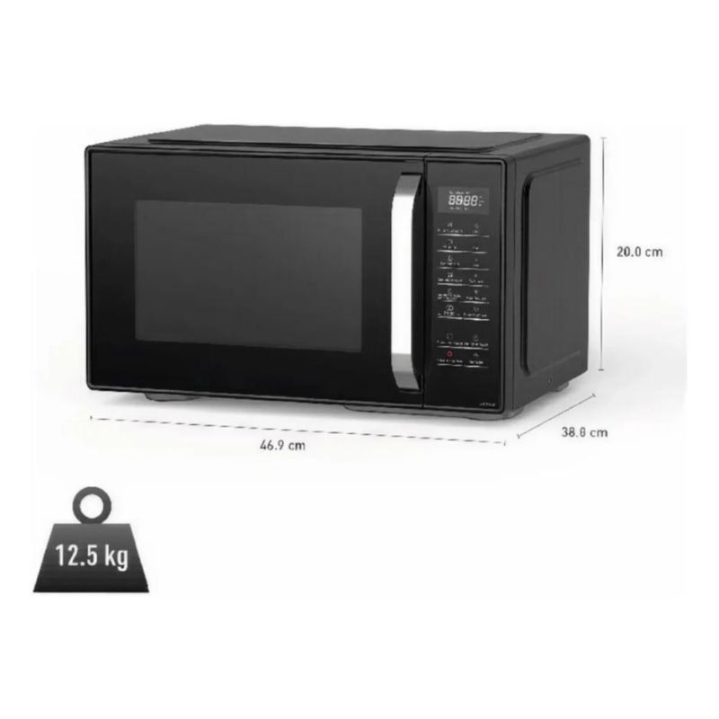 Combo Microondas Panasonic NN-ST34 25 Litros (0.9ft³ / 900W) Color Negro plato giratorio + Mandil de Cocina