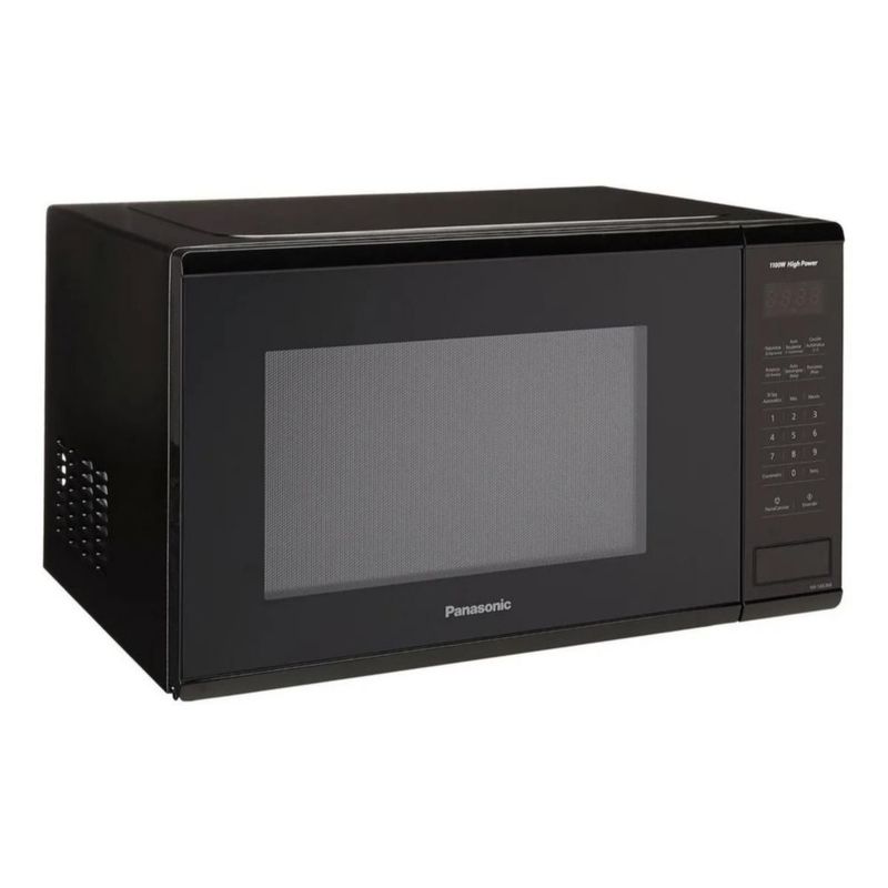 Combo Microondas Panasonic NN-SB636 Negro 36 Litros (1.3ft³ / 1100W) plato giratorio + Mandil de Cocina