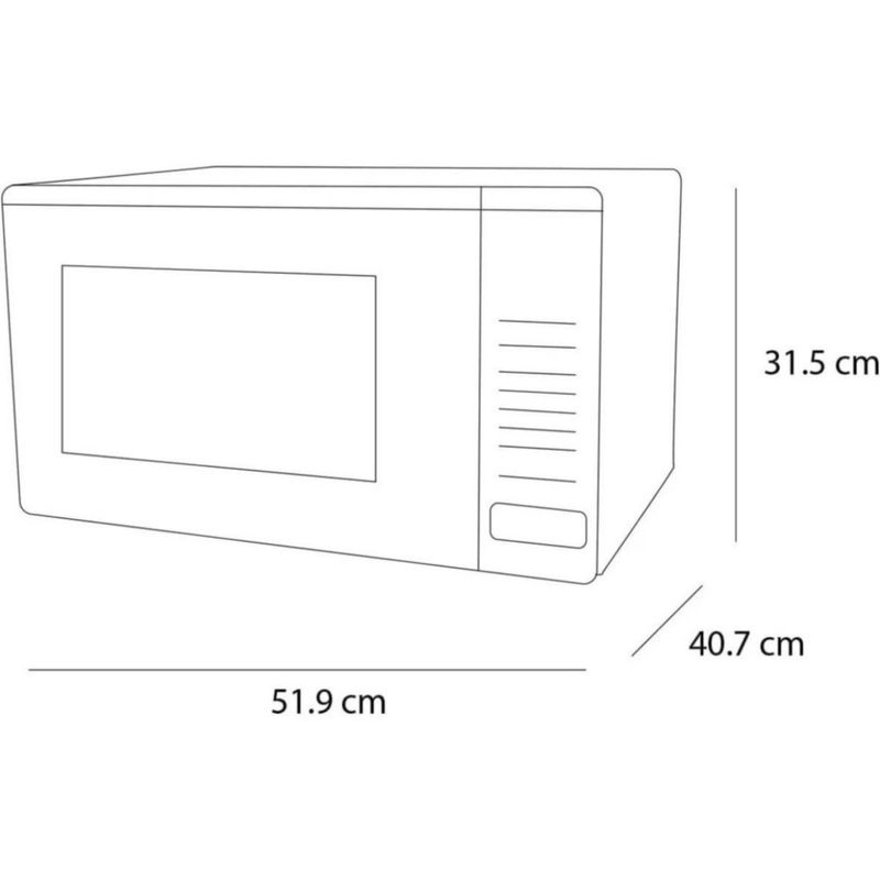 Combo Microondas Panasonic NN-SB636 Negro 36 Litros (1.3ft³ / 1100W) plato giratorio + Mandil de Cocina