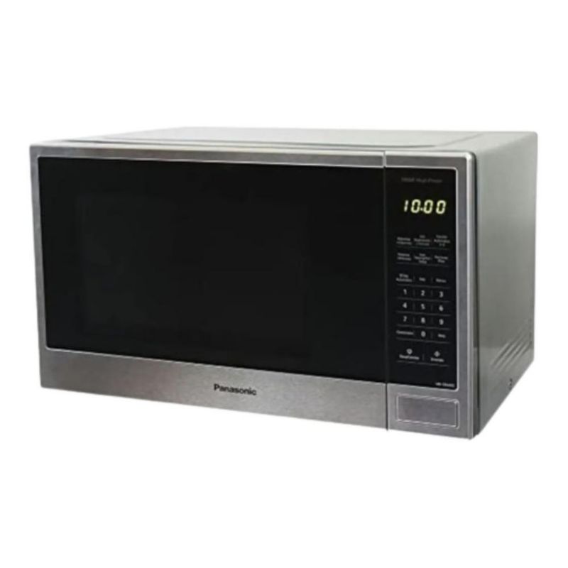 Set Microondas Panasonic NN-SB646SRUH 1.3 p3 + Tupper Vidrio Borosilicato 640 ml