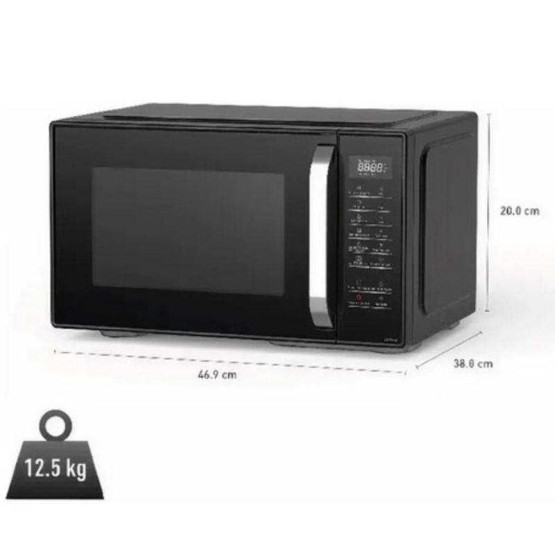 Set Microondas Panasonic NN-ST34QBRPH 0.9p3 + 3 Tuppers Vidrio Borosilicato