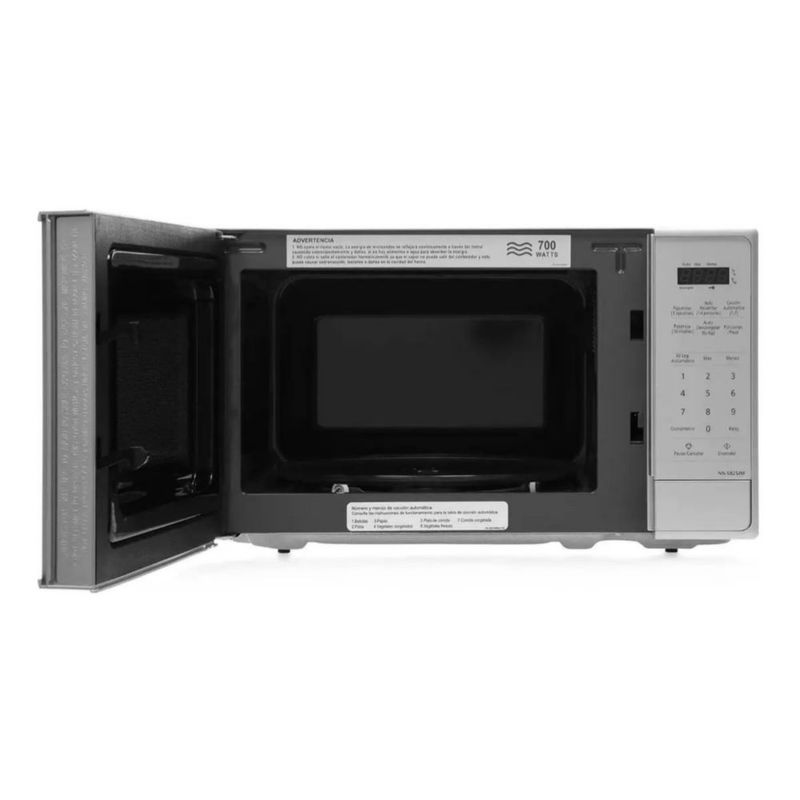 Combo Microondas Panasonic NN-SB25 20 Litros (0.7ft³ / 700W) Color Blanco plato giratorio + Mandil de Cocina