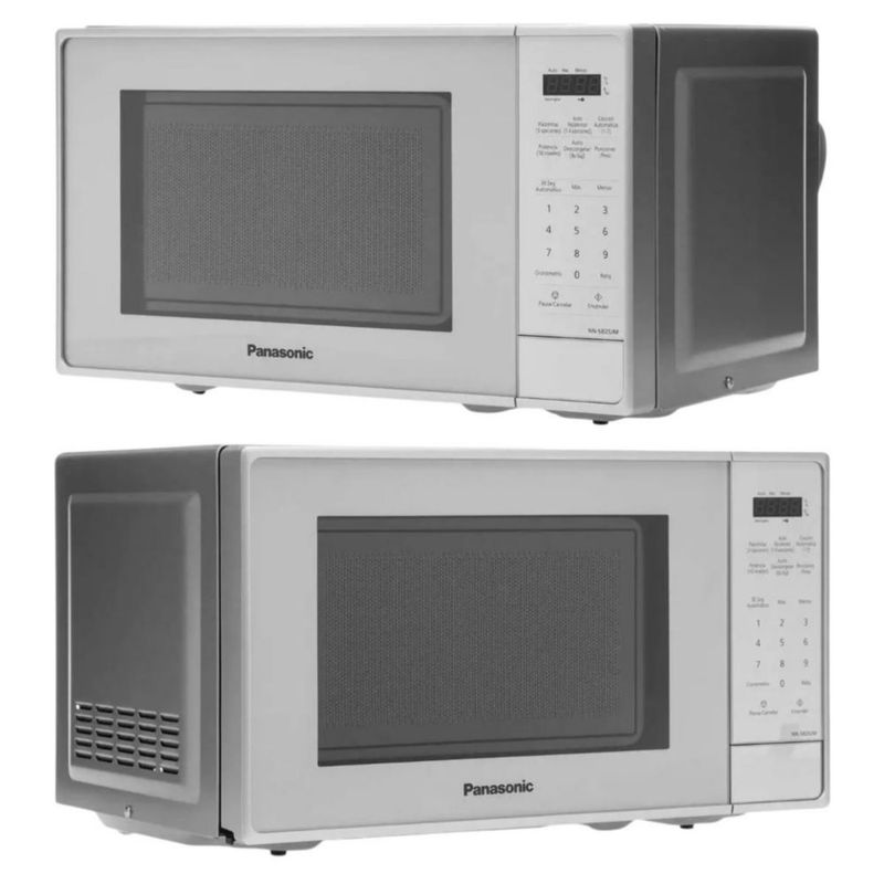 Combo Microondas Panasonic NN-SB25 20 Litros (0.7ft³ / 700W) Color Blanco plato giratorio + Mandil de Cocina