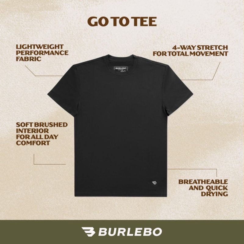 CAMISETA Burlebo Go to Tee - Camuflaje de ciervo clásico